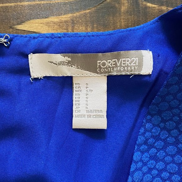 Royal Blue Sheath Dress - Picture 4 of 4